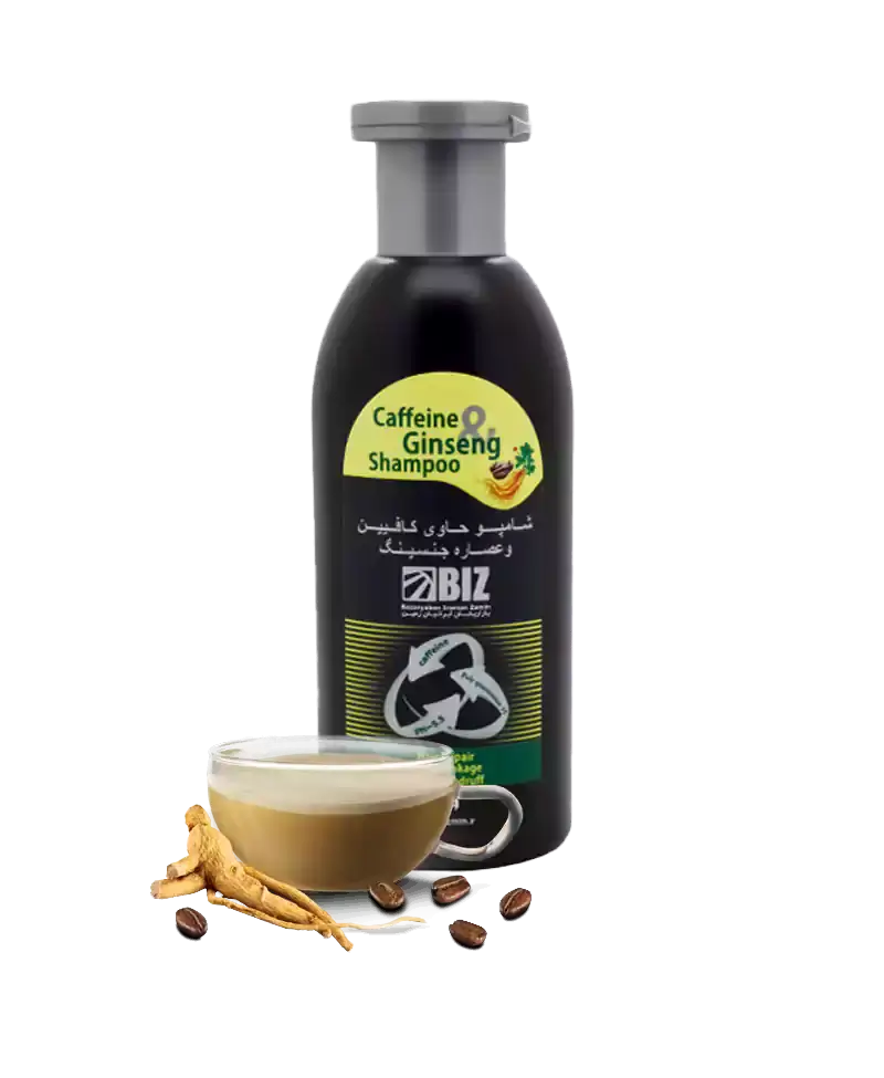 شامپو کافئین و عصاره جنسینگ